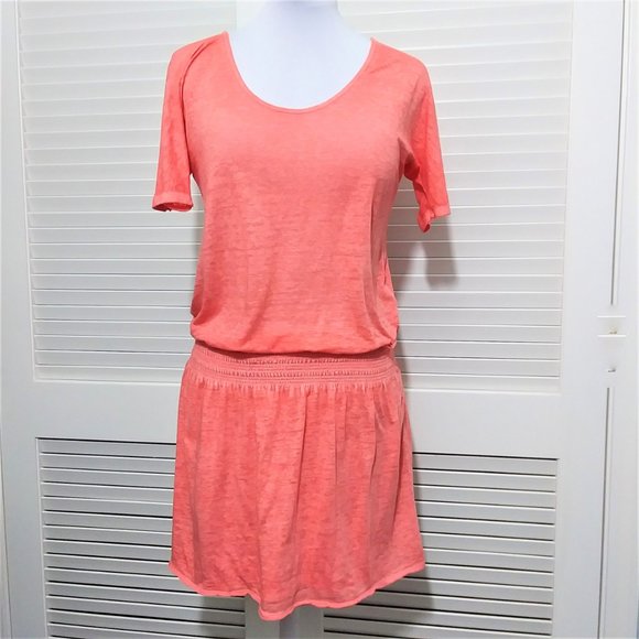 Athleta Dresses & Skirts - Athleta Cinched Waist Short Sleeve Lounge Dress